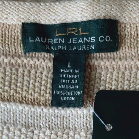 Lauren Ralph Lauren knit sweater size L. - Picture 10 of 10